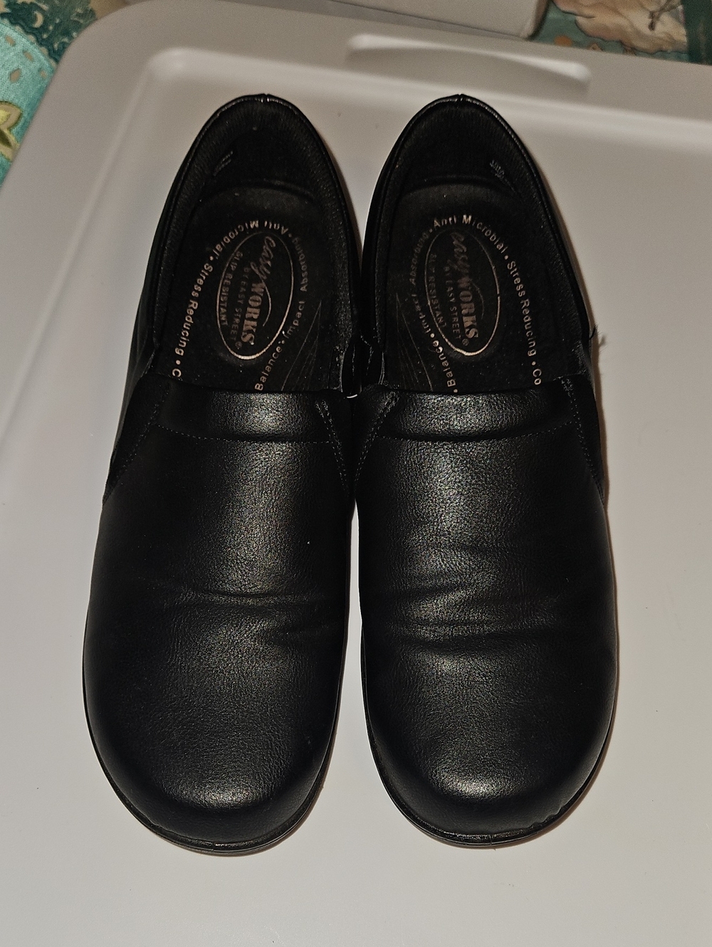 Women's Black Slip-On Comfort Shoe